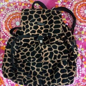 Kate Spade Animal Print Backpack